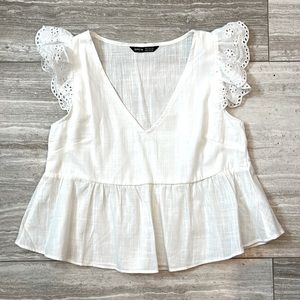 Shein White Blouse